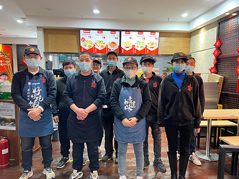 無錫江陰區(qū)區(qū)域紅燒牛肉面，重慶小面，豌雜面新品培訓(xùn)并考核通過