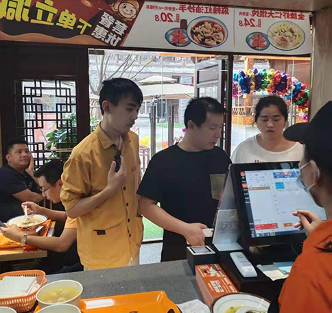 熱烈祝賀湖北漢川如意餛飩天嶼湖店盛大開業！